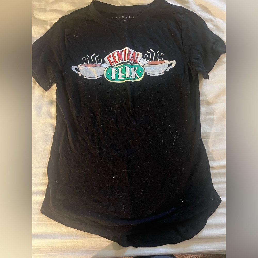 FRIENDS Black Central Perk Tee